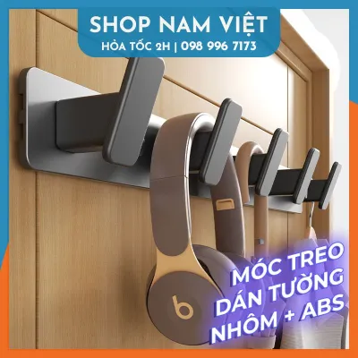 Móc Treo Quần Áo Dán Tường Nhôm Không Gian Cao Cấp