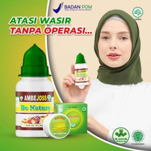 OBAT WASIR AMBEJOSS SALWA DE NATURE ATAS AMBEIEN AMBEYEN KELUAR BENJOLAN DI ANUS
