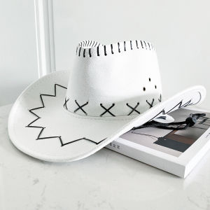 1PCS Simple Kids Adult Cowboy Hat Western Child Cowgirl Hats Halloween & Birthday Costumes Accessories Holiday Decorations