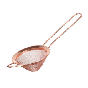 ZYJC MALL Stainless Steel Fine Mesh Kitchen Gadget Sifting Kitchen Baking Strainer tail Filter Oil Skimmer Colander