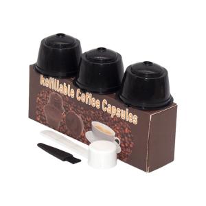 Coffee Pods Filters Set of 3 Reusable Including Cleaning Brush and Spoon Optional Color for Coffee Enthusiasts Present