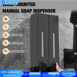 [Vodool Brand Center]Shower Soap Dispenser No Drill Wall-Mounted Shower Soap Dispenser 500ml Refillable Shower Dispenser for Home & Kitchen