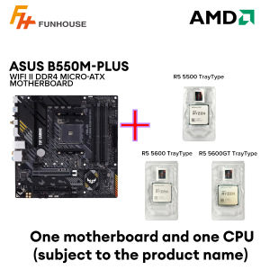 Funhouse | ASUS TUF GAMING B550M-PLUS WIFI II AMD AM4 Socket HDMI M.2 PCle 4.0 DDR4 Micro-ATX Motherboard