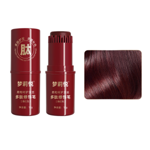 【Waterproof/Sweatproof/Smudge-Proof】Gray Hair Dye Stick Hair Styling Stick Covers Gray Hair Smudge-Proof Plant Extracts Natural Hair Dye Instant Root Touch Up