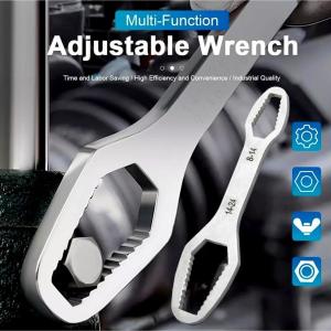 Kunci Ring Pas Universal Kepala Ganda Buka Baut Sekrup Adjustable Torx Kacamata Double Head Wrench Spanner 8-24 MM