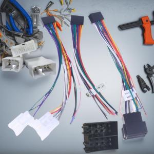 [caichuitan] 1 3Pcs Car Wire Cable Adapter 16 Pin Plug Cable ISO Standard Connector Adapter Car Stereo Radio For ALPINE Wire Harness Adaptor