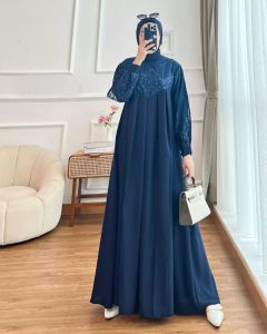 M&R17 FASHION - Bisa Cod Gamis Brokat Ceruty Mewah Jumbo 3XL 4XL Wanita Dewasa Terbaru 2024 Dress Brukat Modern Gaun Pesta Pernikahan Longdress Remaja Kekinian Viral Fashion Muslim