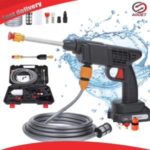 26Bar 21V Cordless Car Washer Rechargeable Foam Spray Machine for Cleaning (US)