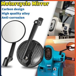 NOCASE HD Motorcycle Rearview Mirror Carbon Fiber Universal Electric Scooter Rearview Mirror High Quality Anti-glare Rearview Mirror