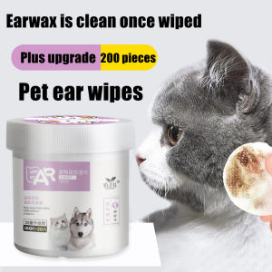 【SG Stock】200 Pcs Pet Cleaning Wipes Pet Eyes Cleaning Dogs Cats  Ear Grooming Anti Bacteria Tear Stain Remover Cleaning