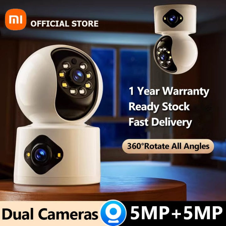 MIHOME Dual Lens CCTV Camera 360 Wifi IP Security Camera Connect to