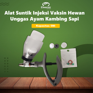 Alat Suntik Hewan Kambing Sapi Unggas Ayam Otomatis 5ml Model Baru