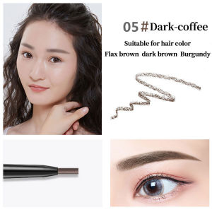 2 In 1 Pensil Alis Rotasi Otomatis Tahan Air dengan Kuas Alis -🌹Tamia