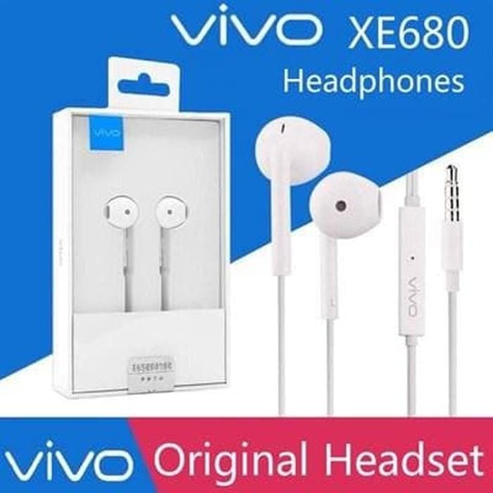 HEADSET VIVO XE680 Hifi Handsfree Earphone Vivo With Mic XE680