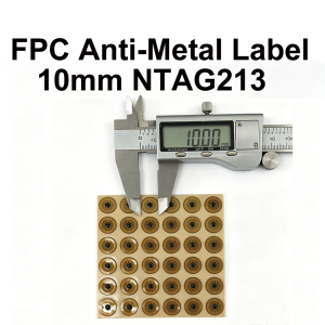 10mm FPC NFC Tag NTAG213 Rewritable Sticker for iPhone Android Devices Mini RFID Sticker 144 Bytes for Smart Home Automation
