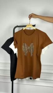 Newest stretchy 100 LD tebel T-shirt tops 130 .C