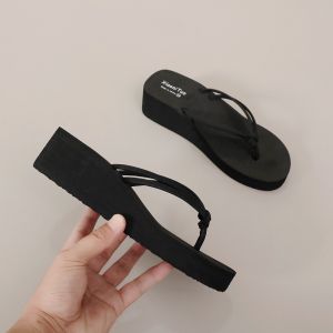 Free Shipping Versatile And Stylish WomenS Wedge Sandals Perfect For Summer Korean Style EVA Casual Height-Increasing Foam Flip-Flops Ideal For Vacations And The Beach