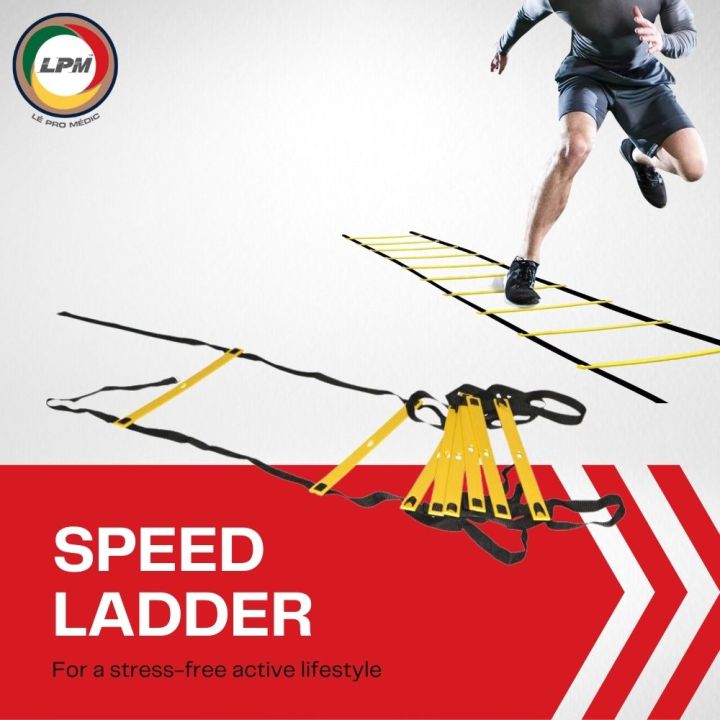 LPM Speed Ladder BB2403 Agility Ladder 4m Sport Ladder Fitness Workout