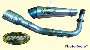 Knalpot racing Gps Beat fi leher atas inlet 50