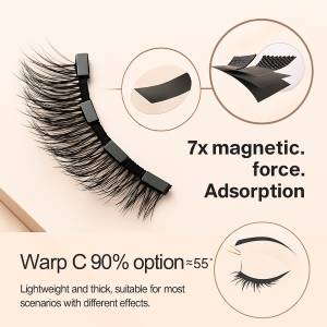 Natural Soft Magnetic Eyelash Load Weight False Eyelash Decorate Your Eyes Enhance the Charm of the Eyes