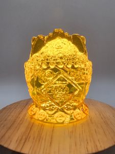 (SG Seller Ready Stocks) Glazed Glass (Liu Li) Pot of Gold Ornament 6.4+cm 琉璃一桶金摆件 6.4+厘米