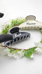 DOREMI Elegant Hair Clip with Customizable Name Personalized Hair Claw Custom Hair Claw Bridesmaid Gift Name Hairclips2026