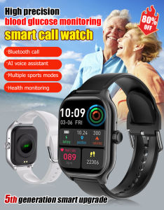✨HOT✨Non-invasive needle-free blood glucose watch/Heart Rate Blood Pressure Monitoring Smartwatch 无创免扎针血糖手表