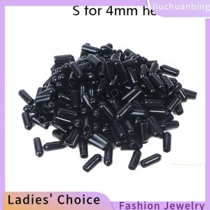 [COD] liuchuanbing Jewellery 200pcs Rubber Round End Cap Cover For Pipe Screw Thread Protector Push-fit Caps Diy Headband Accessories