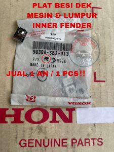 CLIP SUSPENSION 5MM PLAT BESI INNER FENDER DEK MESIN BAWAH ACCORD CIVIC CRV ODYSSEY JAZZ CITY FREED BRV MOBILIO BRIO WRV CRZ ELYSION HONDA 90308-SB2-013 KLIP DUDUKAN BAUT NUT DECK LINER BAGASI TAIL GATE BELAKANG KARPET LUMPUR