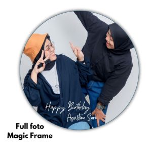 MAGIC MIRROR FRAME Cermin Ajaib Bebas Custom Foto bingkai KADO ULANG TAHUN WISUDA ANNIVERSARY PERNIKAHAN VALENTINE UNIK AESTHETIC HAMPERS Kaca dried flower edelweiss Makeup LAMPU LED taff home