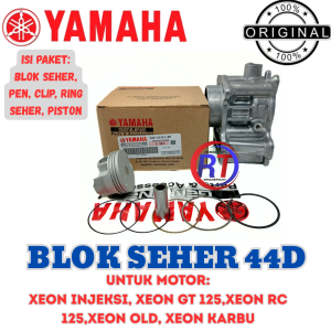 BLOK SEHER KODE 44D ORIGINAL YAMAHA BAIK UNTUK MOTOR XEON LAMA XEON KARBU XEON INJEKSI ORIGINAL ASLI