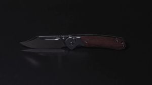 CJRB Bowie Pyrite Pocket 3.15 AR-RPM9 Steel Blade Steel Handle