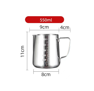 เหยือกตีฟองนม 350/600ml. พิชเชอร์ สแตนเลส ถ้วยตีฟองนม C056