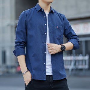 Wrinkle Free Easy Wash Oxford Shirt Men Loose Fit Suitable For Work Weekend Dating Outing