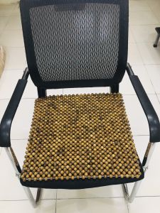 Đệm Lót Ghế Văn Phòng Hạt Gỗ Bách Xanh Cao Cấp ( hình thật )