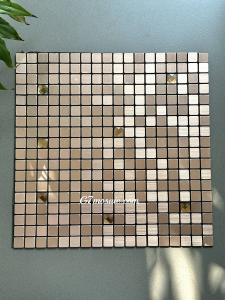 Tấm dán tường mosaic màu sắc tươi sáng độ bền cao dễ thi công bề mặt dễ vệ sinh giá rẻ hàng sẵn kho ốp lát lát quán bar khách sạn spa phòng khách phòng ngủ phòng bếp