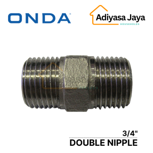 Double Nipple Chrome (ONDA) / Brass Fitting