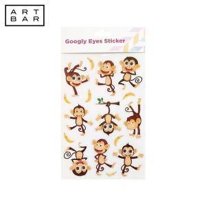 Googly Eyes Sticker Zh-Pg11 Monkey - Art Bar