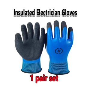 Sarung Tangan Isolasi 1000V Sarung Tangan Anti Sengatan Listrik 1000V Sarung Tangan Sarung Tangan Listrik Anti 1000v Sarung Tangan Insulasi Gloves Dua Sisi Sarung Tangan Isolasi Untuk Teknisi Listrik
