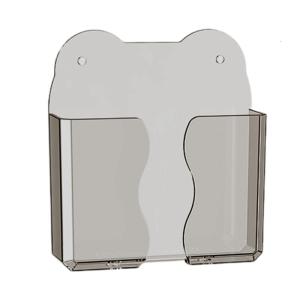 Khung giá đỡ Giá điện thoại treo tường trong suốt cho phòng ngủ hầu hết các điện thoại có truy cập sạc & Giải pháp lưu trữ đa năng