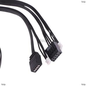 [COD] folp 2 PCS New AMD Ryzen Wraith Prism Wraith Max Fan RGB Light Motherboard Control Sync Cable