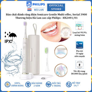 Bàn chải đánh răng điện Philips Sonicare Gentle Multi-effec HX2491/01 Serial 3900 - Bảo hành 24 tháng