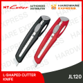NT Cutter Japan Durable L-Shaped Cutter Knife JL120 JL-120P (Red or Black). 