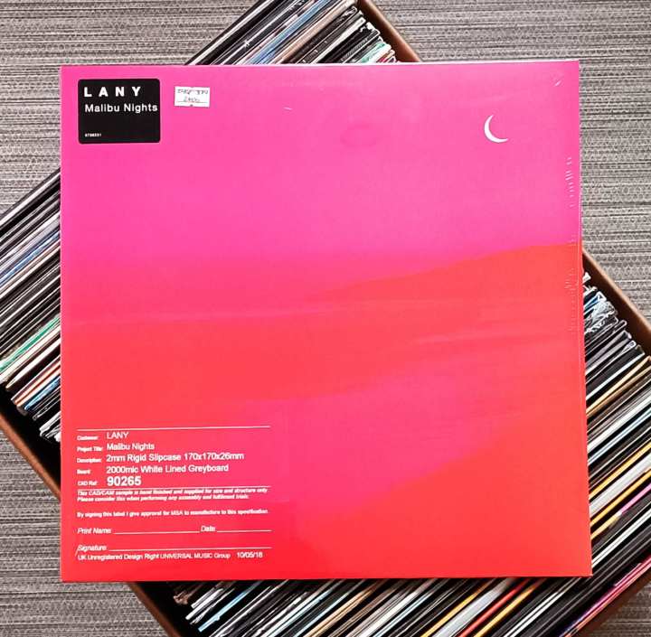 Lany Malibu Nights Lp Record Clear Edition