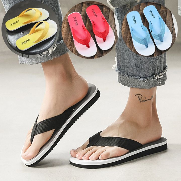 Men Summer Flip Flops Shoes Sandals Slipper Indoor & Outdoor Flip-flops ...