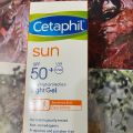 Cetaphil sun SPF 118+ Very high protection LightGel Sunscreen. 