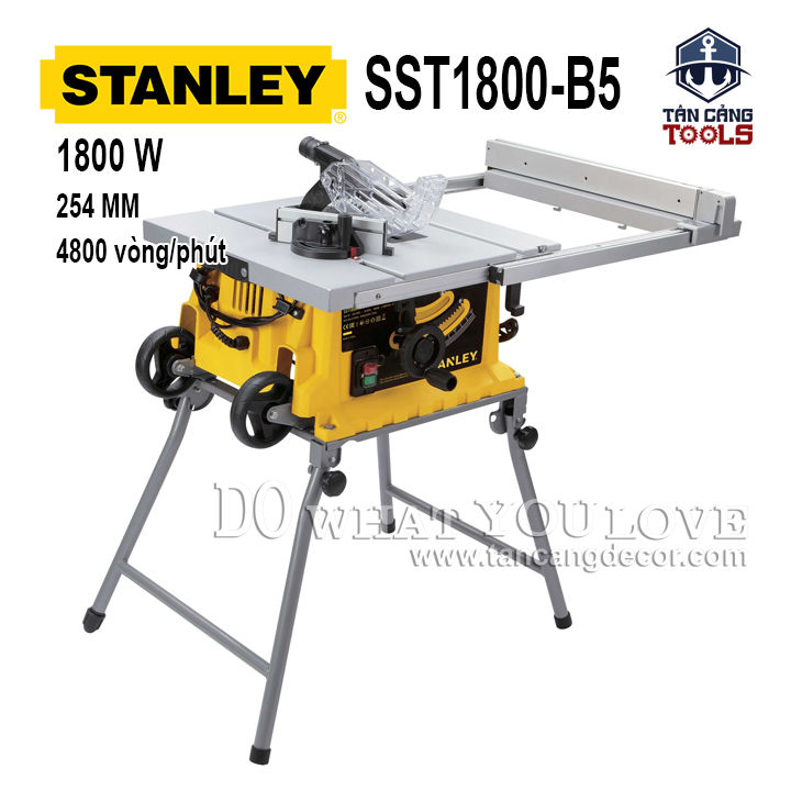 Máy Cưa Bàn Stanley SST1800 1800W ( Phiên Bản Mới – Chân Xếp Gọn, Chống ...