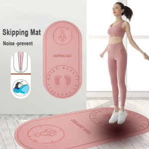 Yoga Mat Sound Insulation And Shock Absorption Jump Rope Mat Exercise Cushioning Mute High Density Board Anti-noice Mat