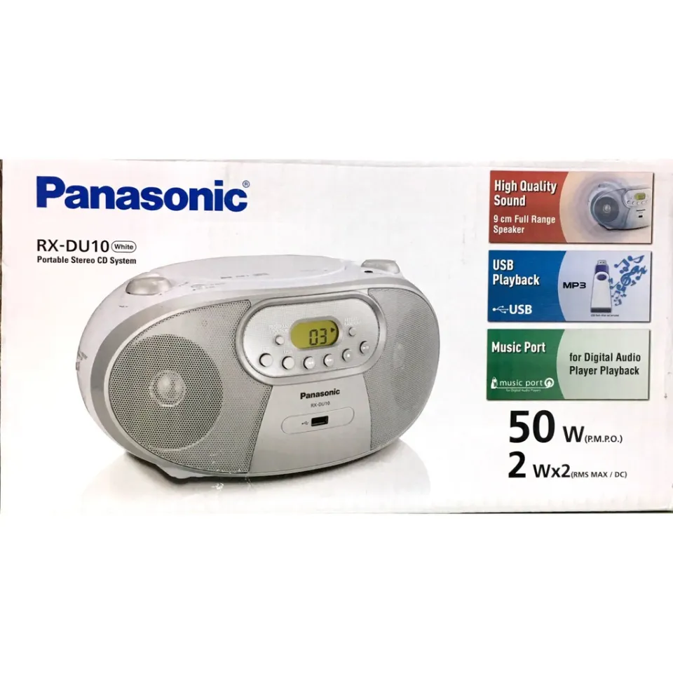 Panasonic RX-DU10 CDプレーヤー Portable CD Radio RX-DU10