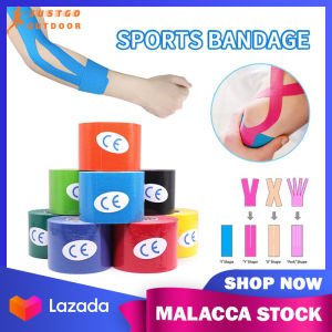 Sport Muscle Tape Therapeutic Gym Fitness Bandage Elastic Waterproof Kinesiology Kneepad Pain Relief Support Protector Tape